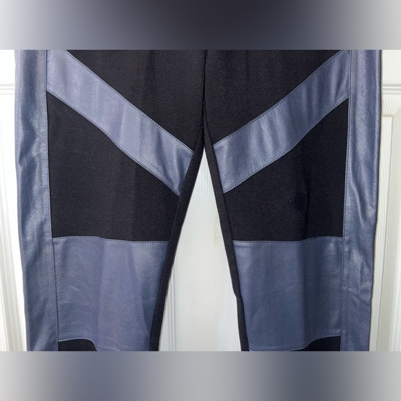 BCBG faux leather color block leggings - Picture 7 of 10